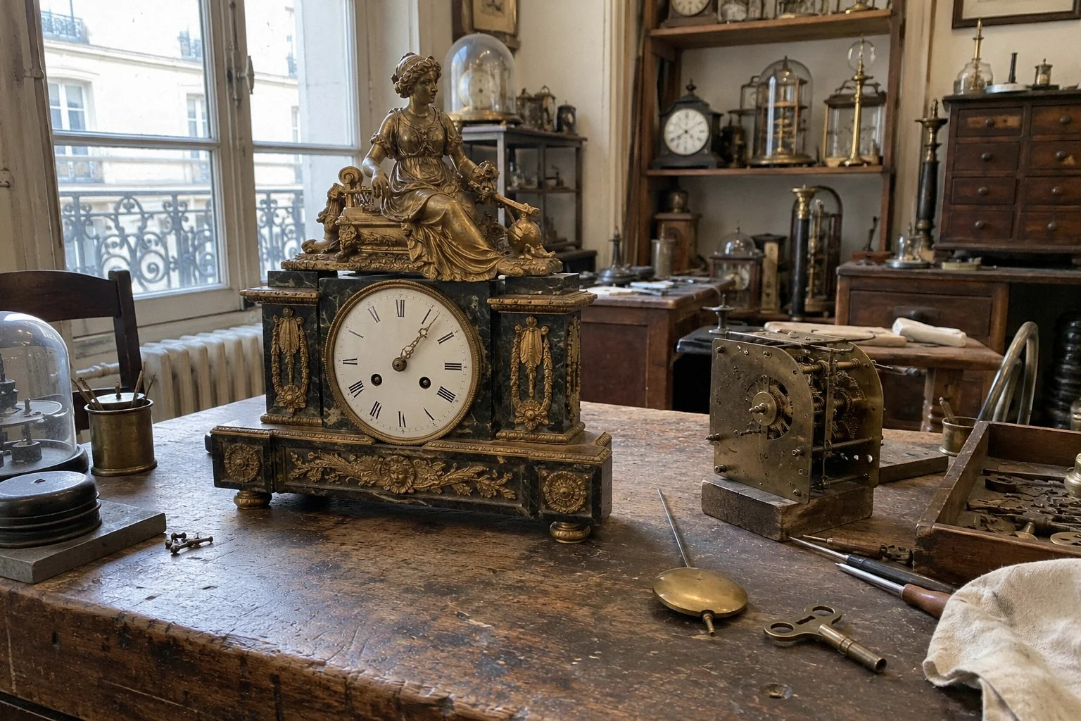Une pendule ancienne