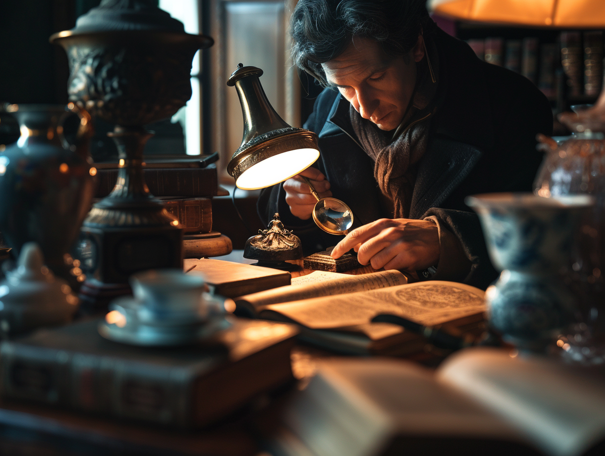 u1962699825_an_antique_expert_carefully_examining_an_old_deco_2df9f587-f426-456a-8d39-c9a371c8fa7a_0