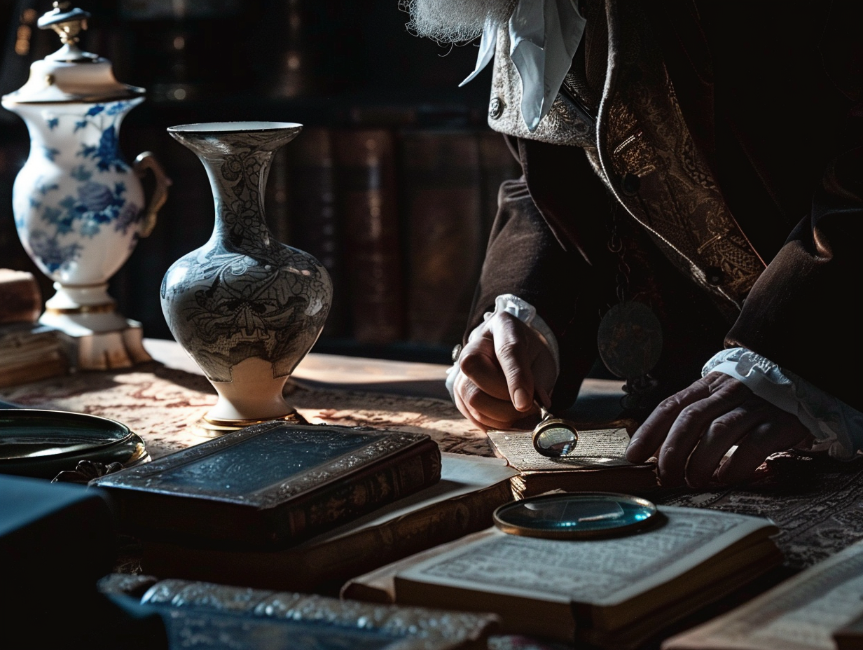 u1962699825_an_antique_expert_carefully_examining_an_old_deco_2df9f587-f426-456a-8d39-c9a371c8fa7a_1